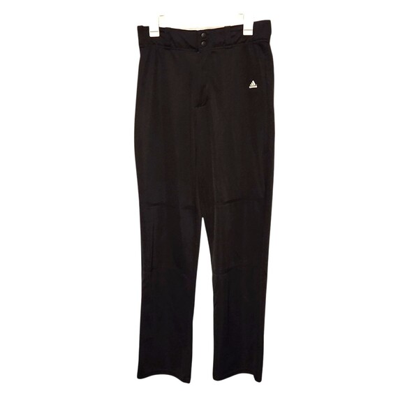 Adidas Climalite Baseball/Sports Pants Black Polyester Mens Size Medium - Picture 1 of 6